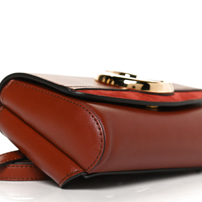 Chloe Calfskin Suede C Belt Bag Sepia Brown 9 of 10