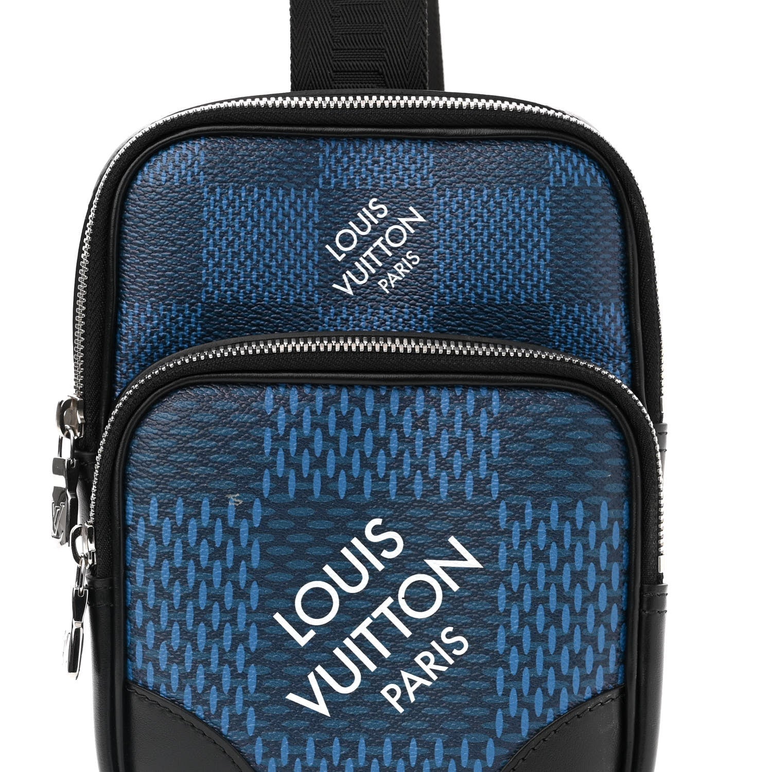 Louis Vuitton Damier Graphite 3D Amazone Sling Bag Navy Black 8 of 11