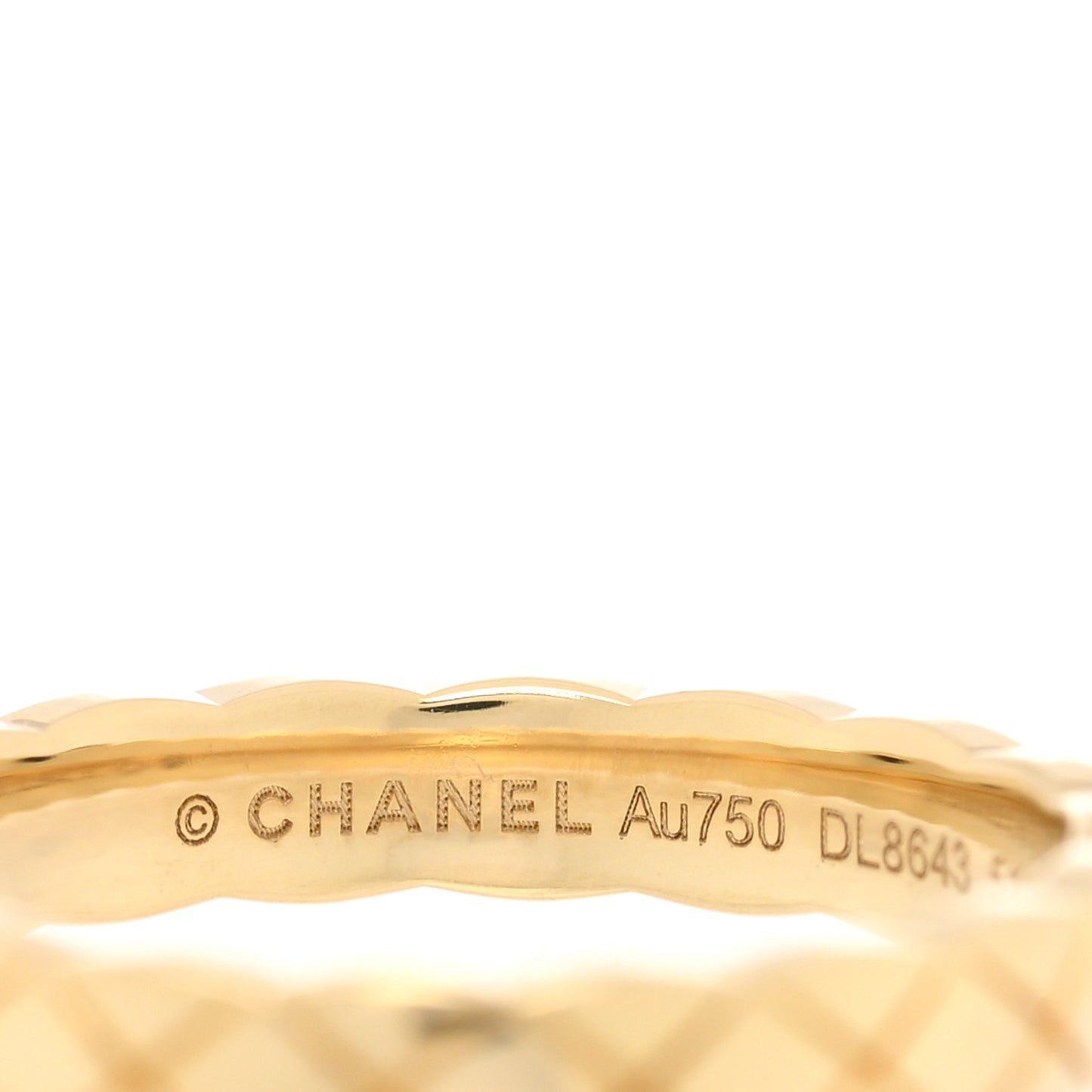 18K Yellow Gold Mini Coco Crush Ring 51 5.75