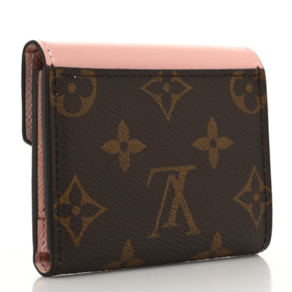 Louis Vuitton Monogram Zoe Wallet Rose Ballerine 3 of 6