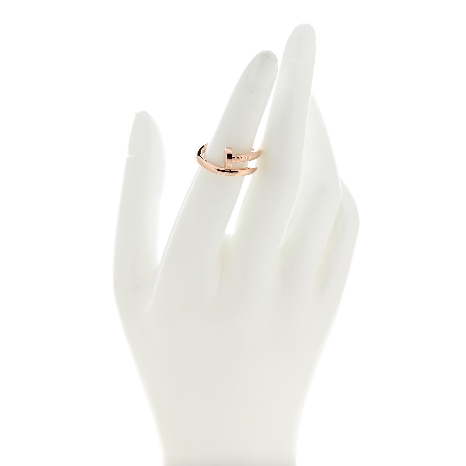 Cartier 18K Pink Gold Juste Un Clou Ring 51 5.75 2 of 6