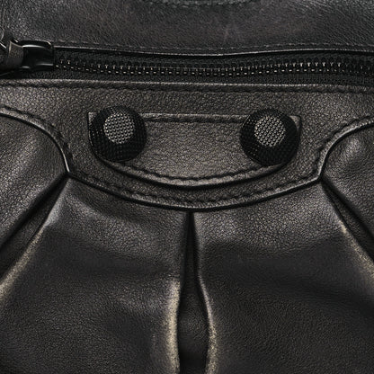 Balenciaga Used Calfskin Small Le Cagole Shoulder Bag Black 9 of 11