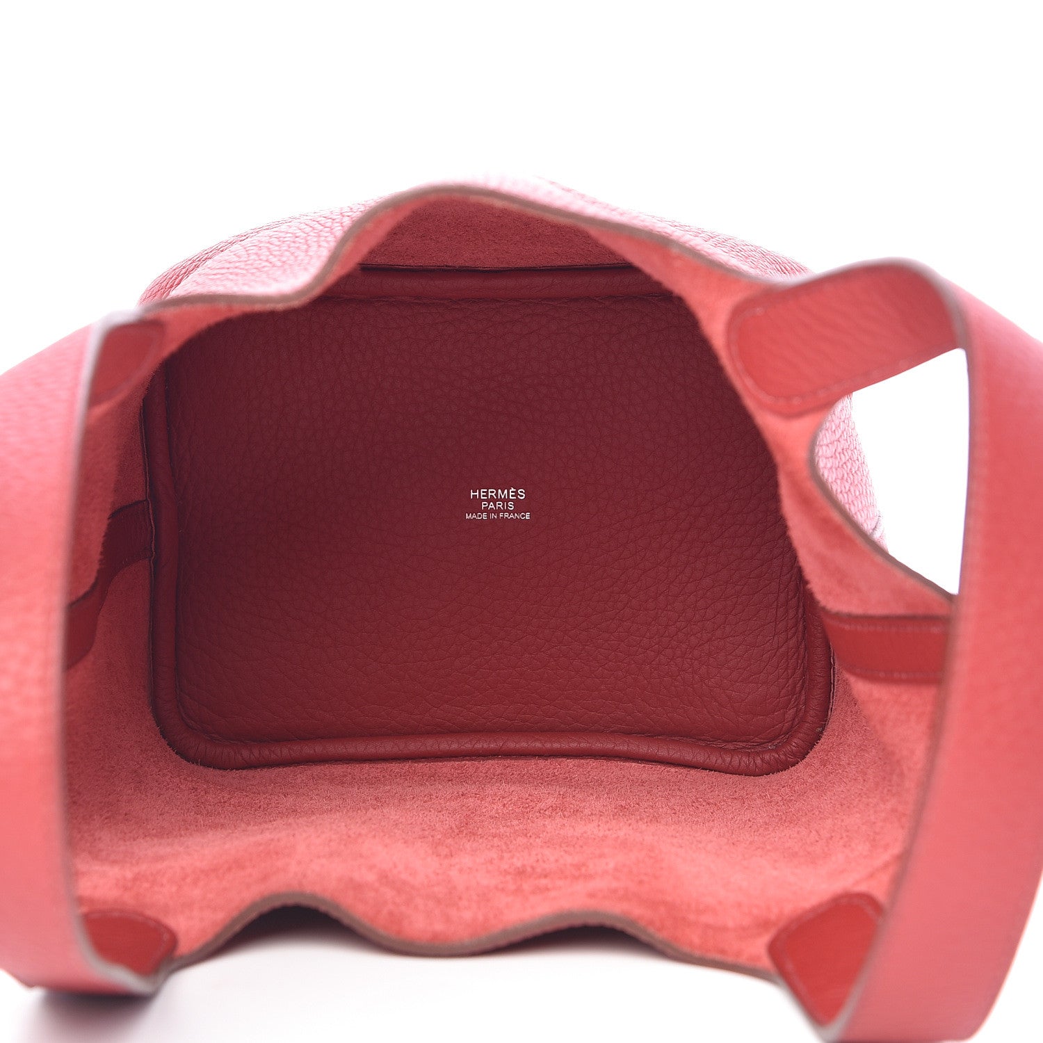 Hermes Taurillon Clemence Picotin Lock 18 PM Rouge Garance 5 of 14