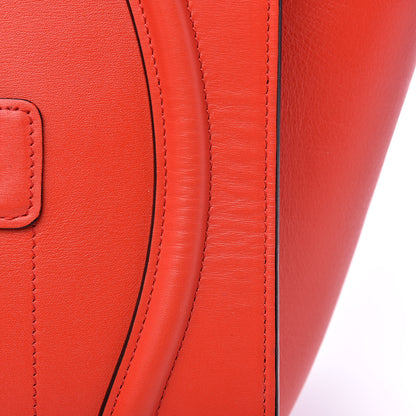 Celine Smooth Calfskin Mini Luggage Coquelicot 13 of 18