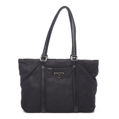 Prada Saffiano Tessuto Nylon Tote Black 1 of 22