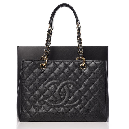 Chanel Caviar Quilted Grand Shopping Tote GST Black 11 of 11