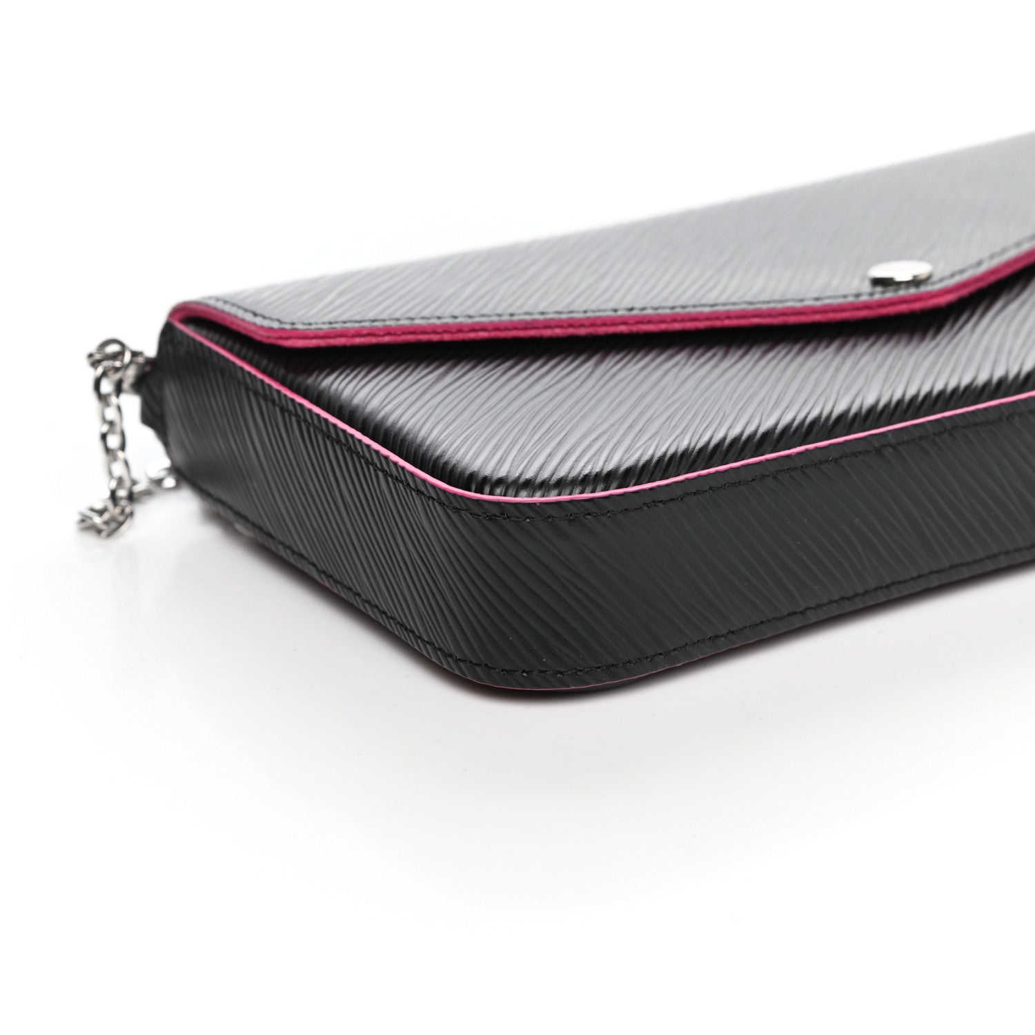 Louis Vuitton Epi Pochette Felicie Black Hot Pink 8 of 12