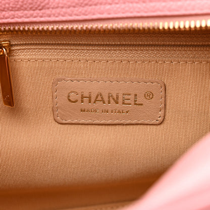 Chanel Caviar Quilted Small Bowler Pink 6 of 15