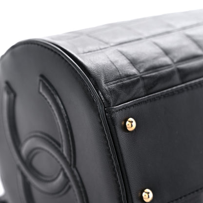 Chanel Lambskin Chocolate Bar Quilted Bag Black 8 of 24