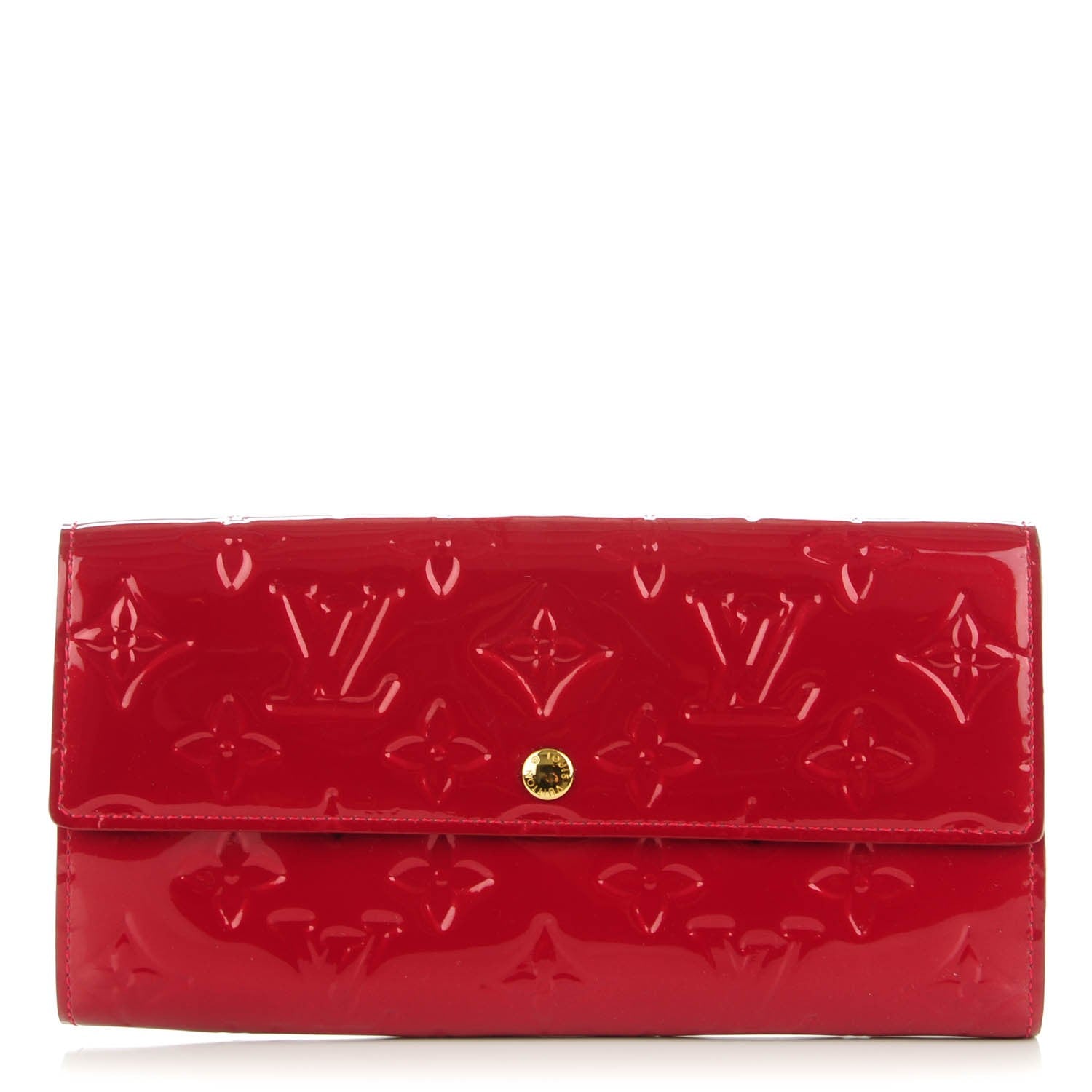 Louis Vuitton Vernis Sarah Wallet Pomme D'Amour 1 of 7