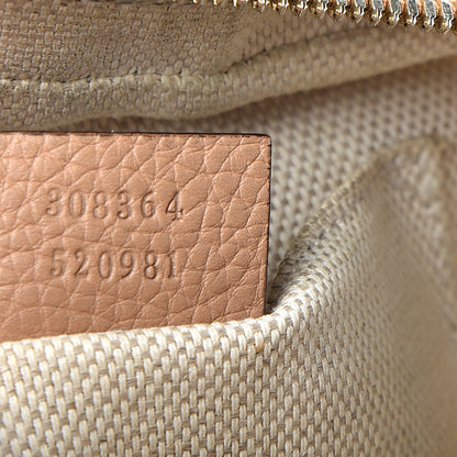 Gucci Pebbled Calfskin Small Soho Disco Bag Rose Beige 6 of 14