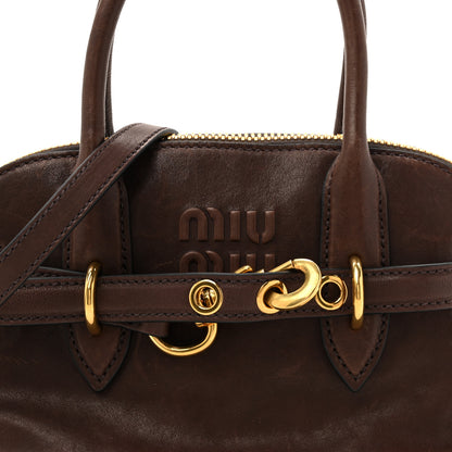 Miu Miu Nappa Aviator Small Aventure Bag Radica 7 of 11