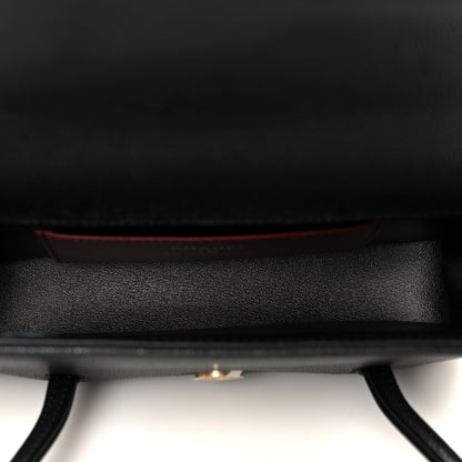 Chanel Shiny Caviar Mini Preppy Coco Shoulder Bag Black 4 of 10
