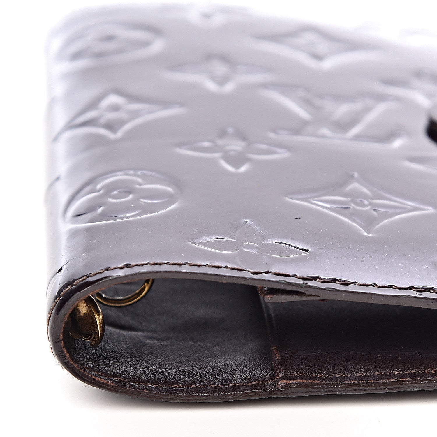 Louis Vuitton Vernis Small Ring Agenda Cover Amarante 6 of 9