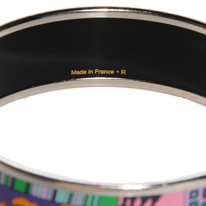Hermes Enamel Printed Voyage en Etoffes Wide Bracelet 70 5 of 5