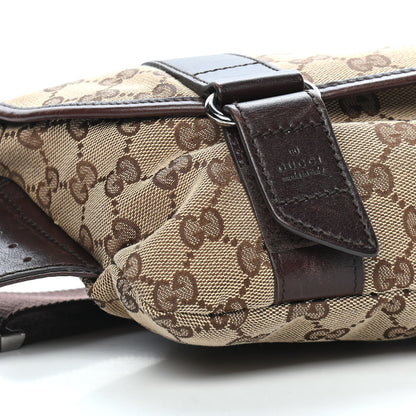 Gucci Monogram Waist Belt Bag Dark Brown 9 of 10