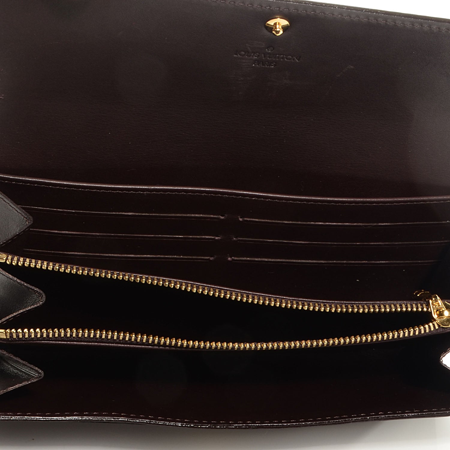 Louis Vuitton Vernis Sarah Wallet Amarante 5 of 7