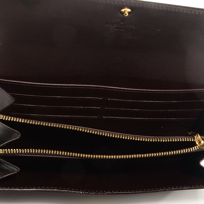 Louis Vuitton Vernis Sarah Wallet Amarante 5 of 7
