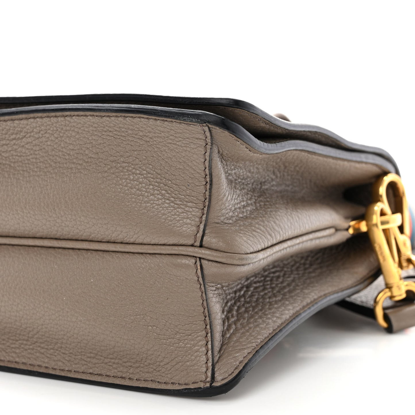 Vitello Daino Crossbody Flap Argilla