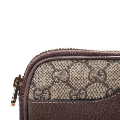 Gucci GG Supreme Monogram Ophidia Belted iPhone Case 95 38 Dark Brown 11 of 14