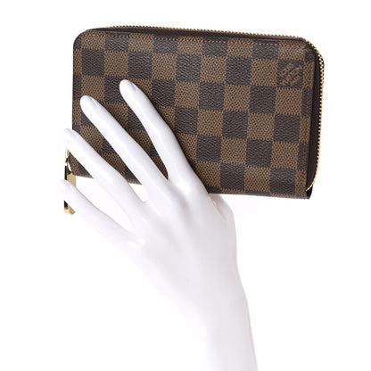 Louis Vuitton Damier Ebene Zippy Compact Wallet 2 of 9