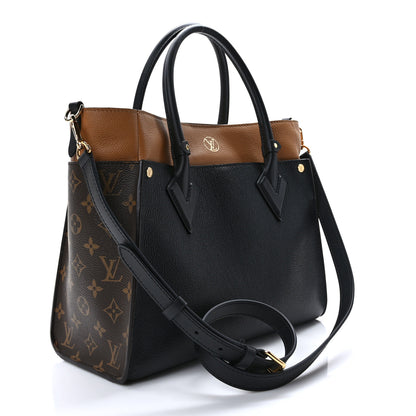 Louis Vuitton Calfskin Monogram On My Side Black 3 of 10