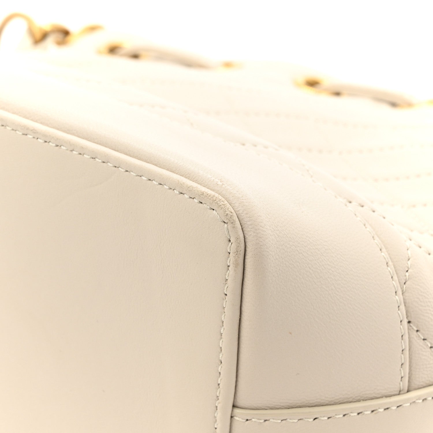 Saint Laurent Lambskin Quilted Small Emmanuelle Bucket Bag  Antique Vintage 13 of 14