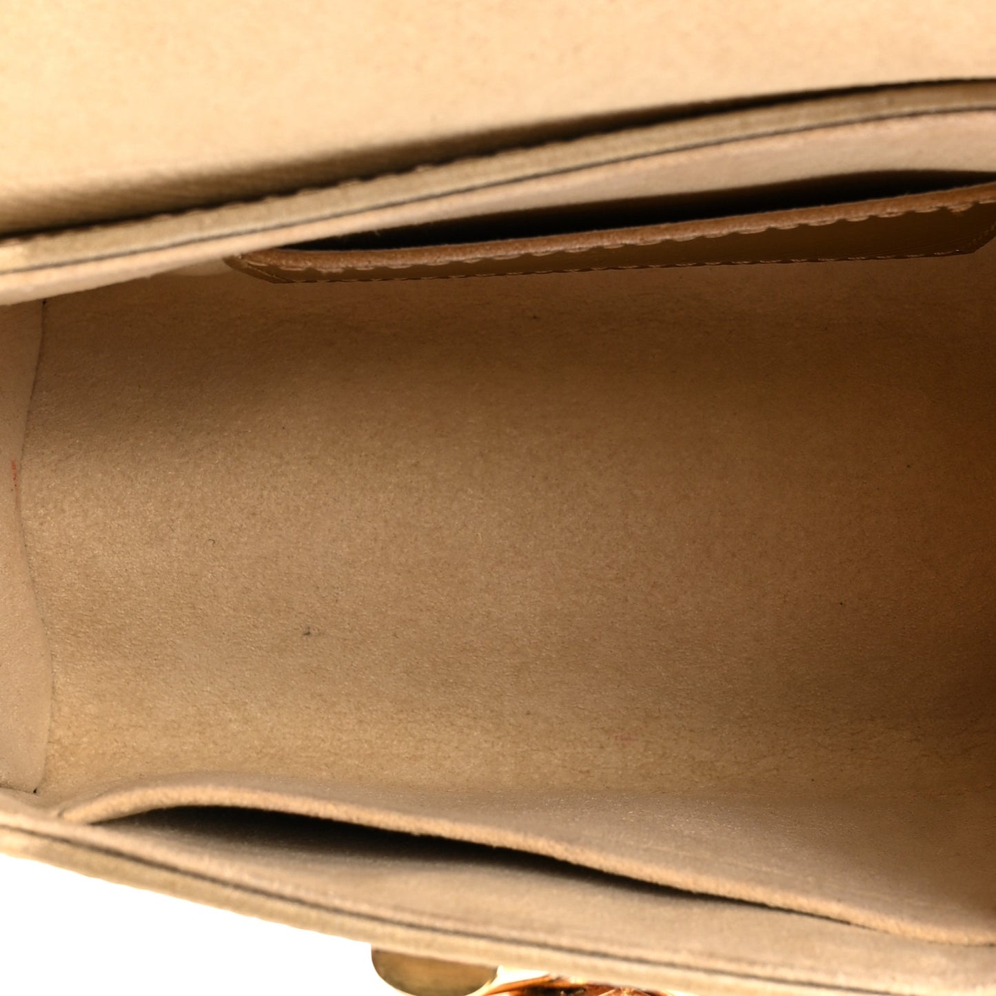 Epi Love Lock Twist Shoulder Bag MM Gold