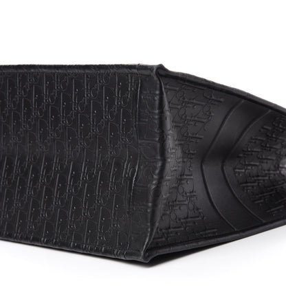 Christian Dior Oblique Calfskin Embossed Book Tote Black 7 of 10
