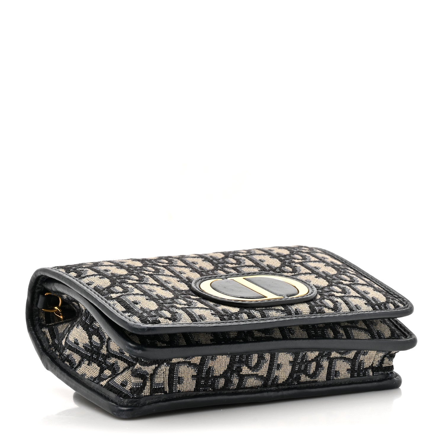 Christian Dior Oblique 30 Montaigne 2-In-1 Pouch Blue 4 of 16