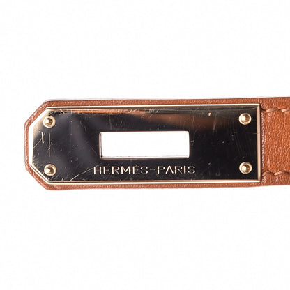Hermes Tadelakt Ghillies Birkin 35 Fauve 19 of 29