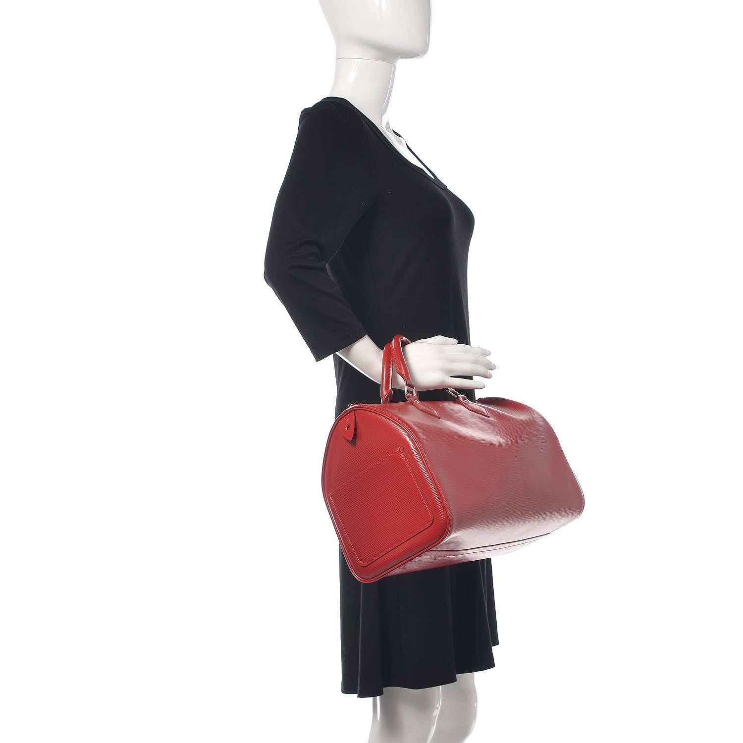 Louis Vuitton Epi Speedy 30 Carmine 2 of 9
