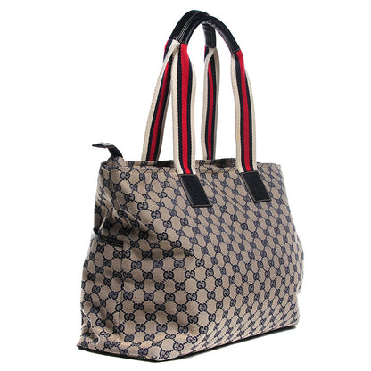 Gucci Monogram Web Large Diaper Tote Navy 3 of 10