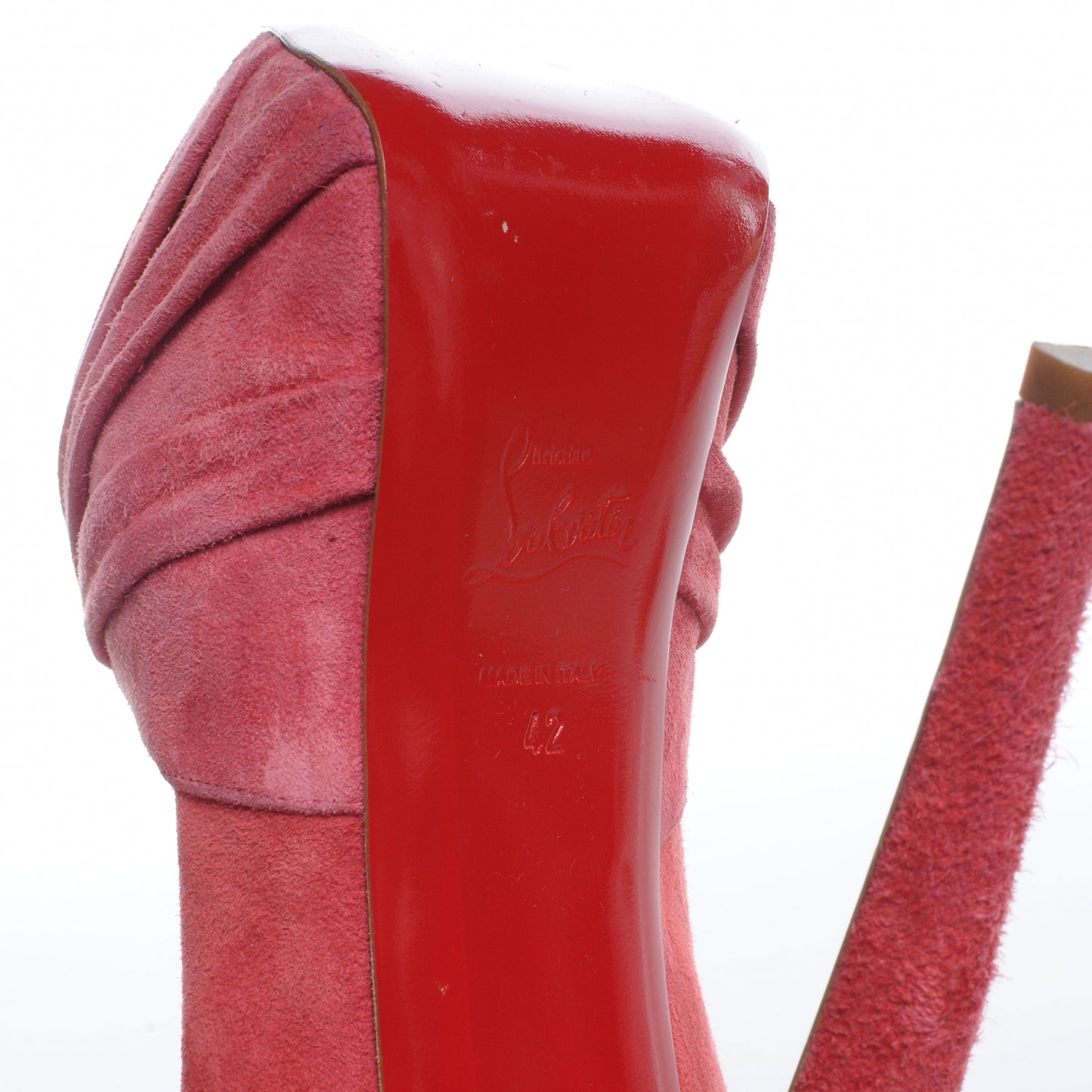Veau Velours Miss Benin 160 Pumps 42 Rose Paris
