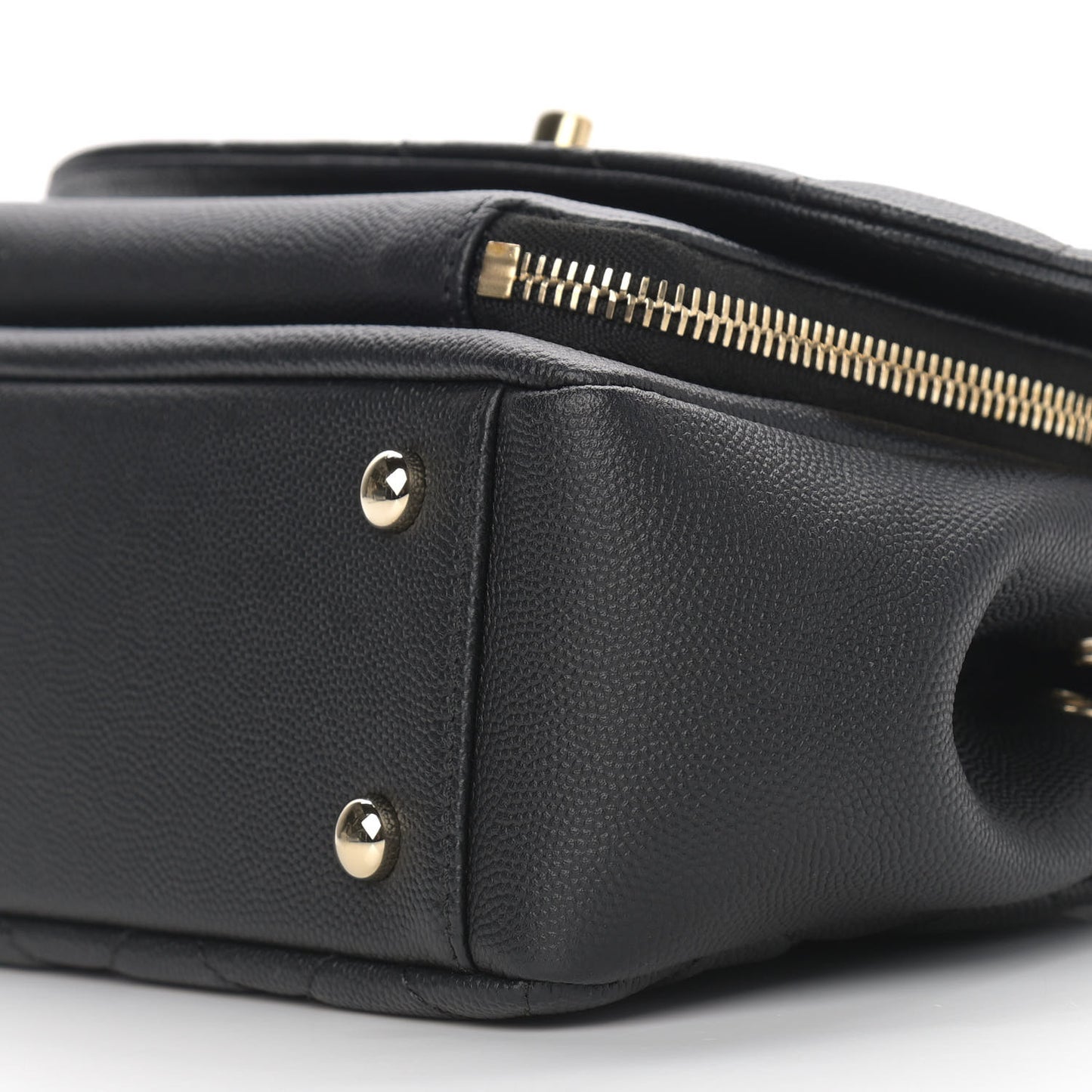Caviar Quilted Small Business Affinity Flap Black