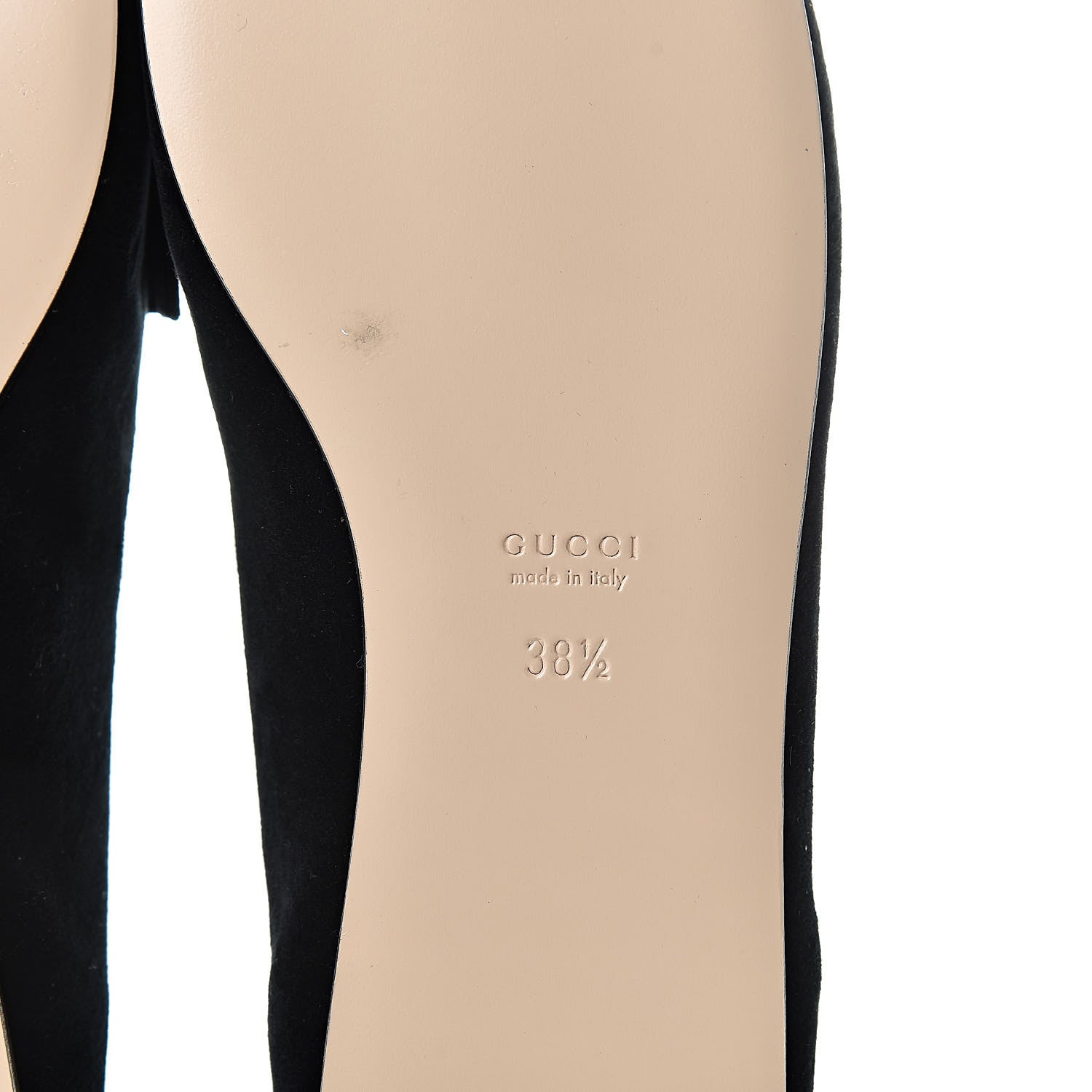 Gucci Velvet Etoile Pearl Embellished Loafers 38.5 Black 7 of 11