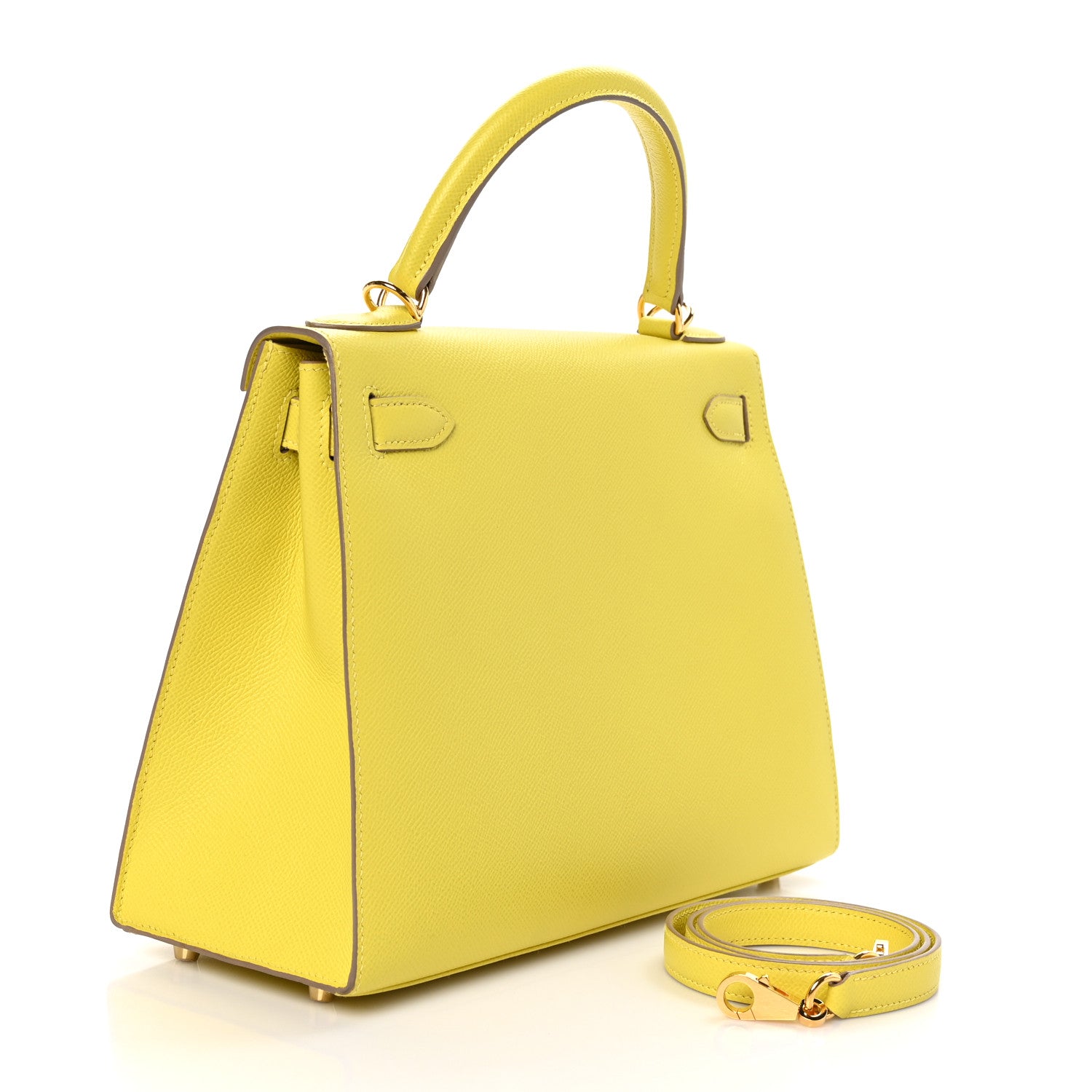 Hermes Epsom Kelly Sellier 28 Lime 3 of 12