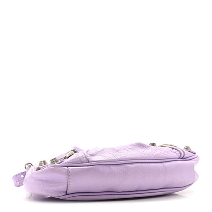 Balenciaga Agneau Arena Le Cagole Mini Purse With Chain Lilac 4 of 14