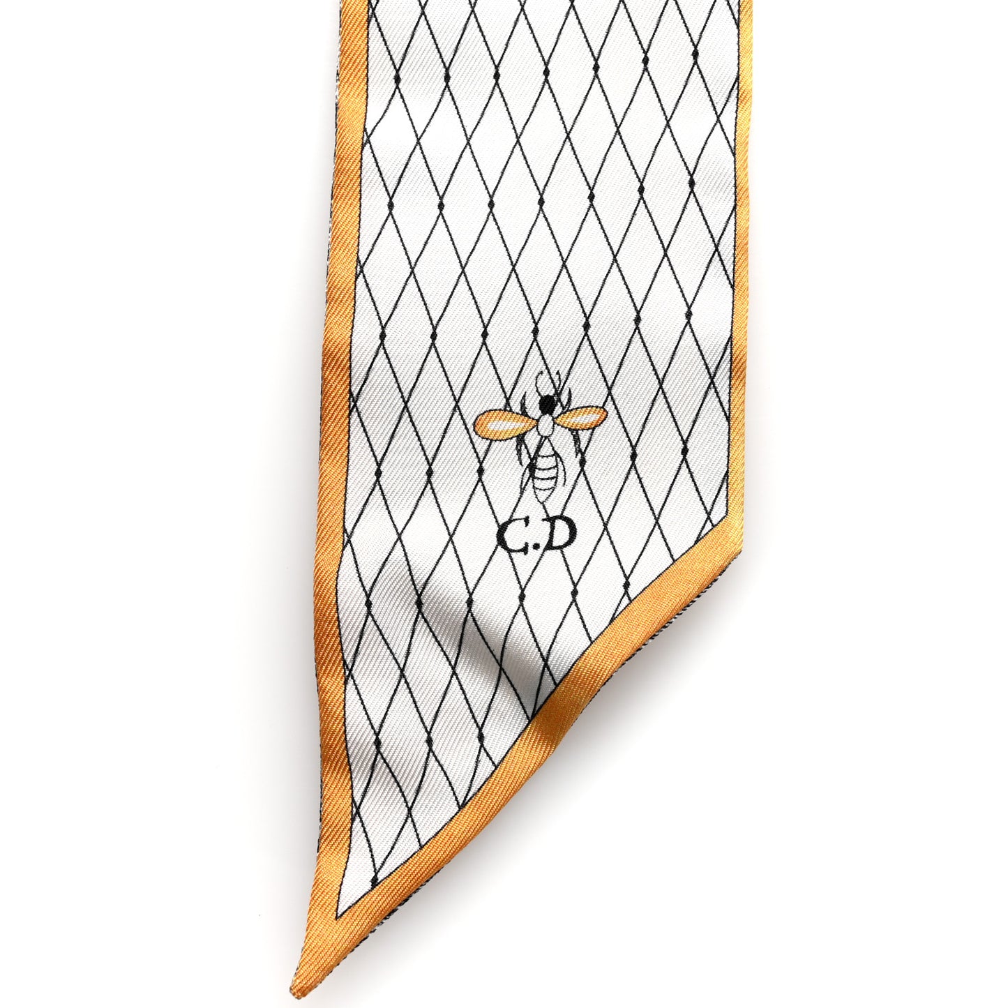 Silk Mitzah Le Monde Scarf White Multicolor