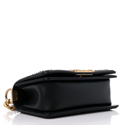 Chanel Lambskin Quilted Small Top Handle Boy Flap Black 4 of 10