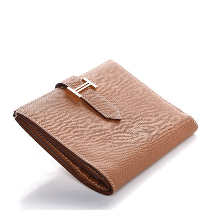 Hermes Epsom Bearn Compact Wallet Gold 4 of 6