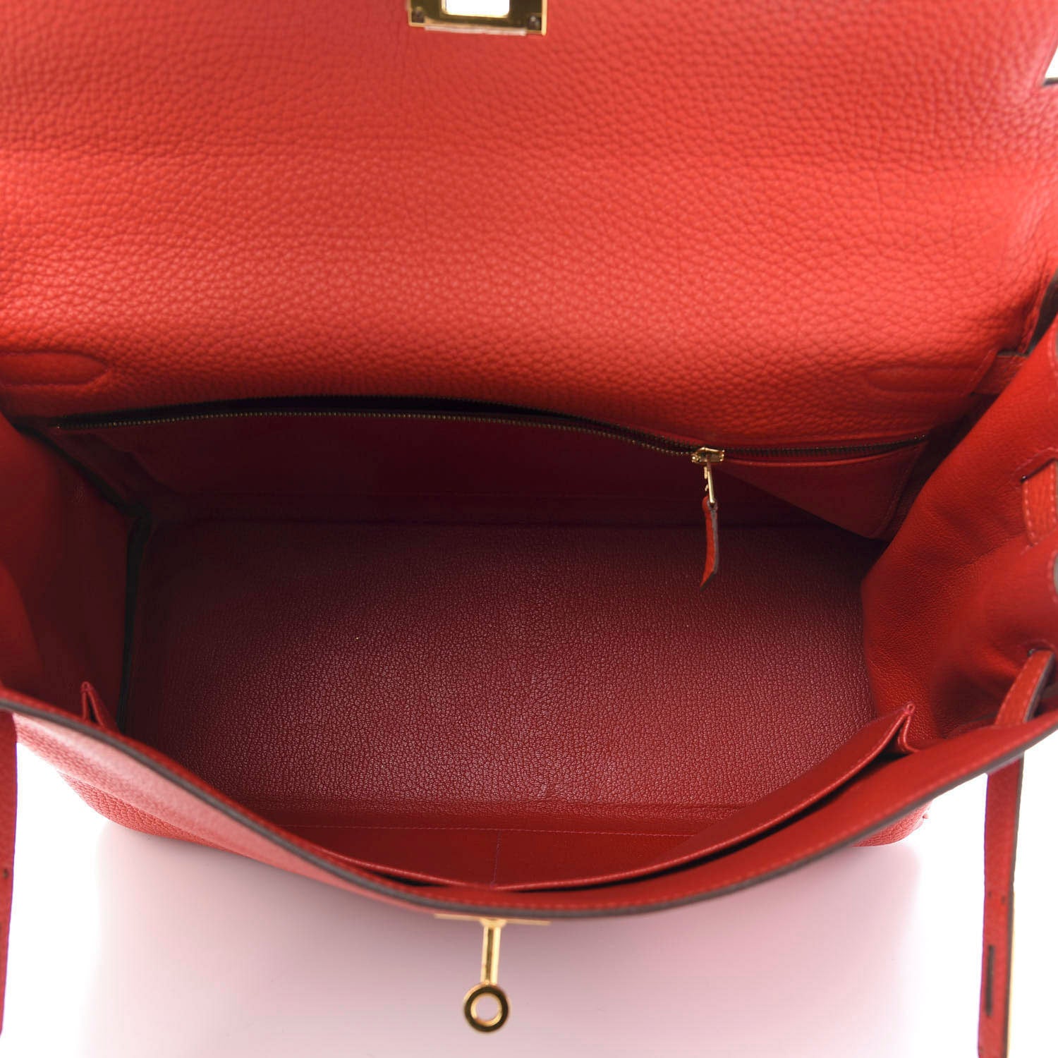 Hermes Togo Kelly Retourne 35 Geranium 5 of 13
