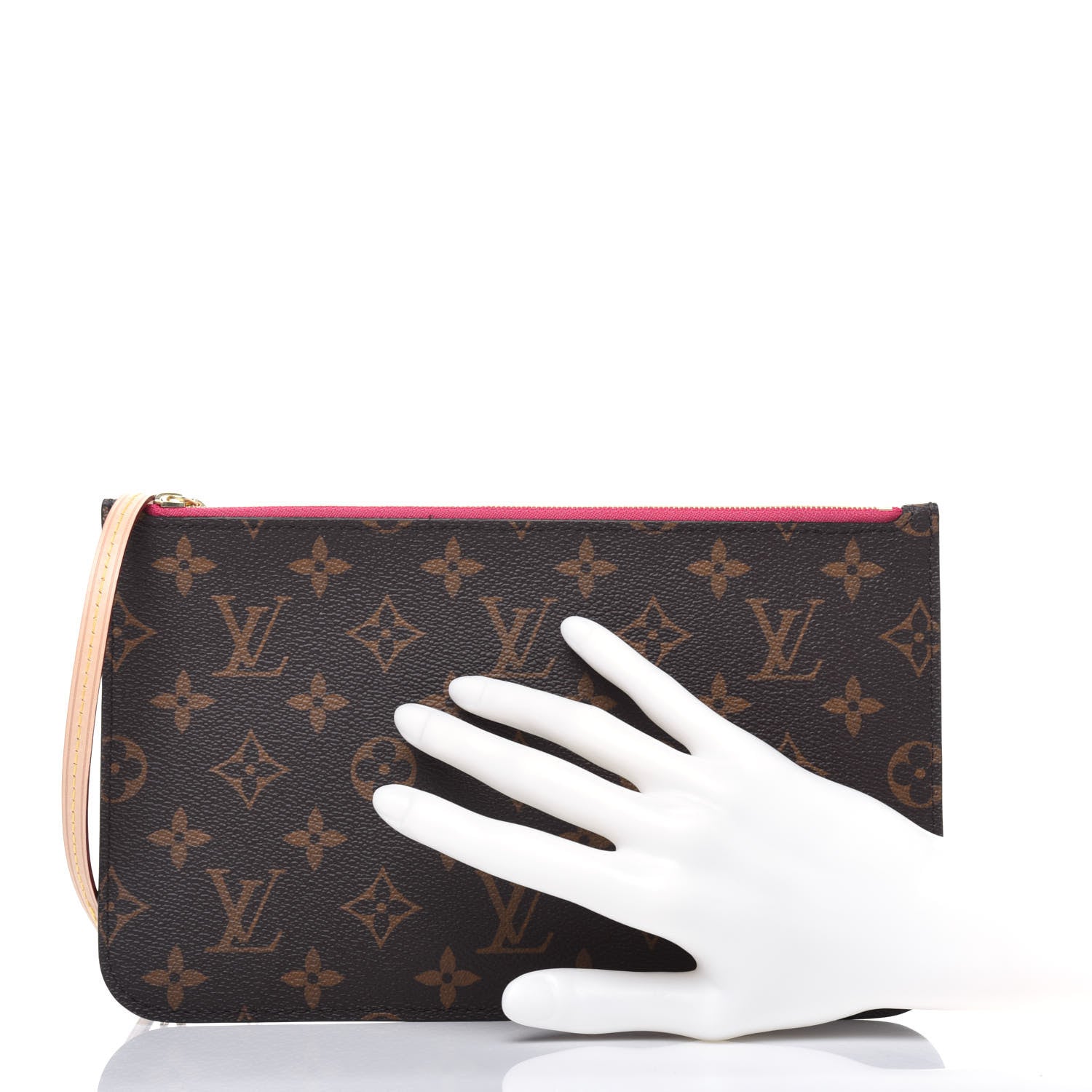 Louis Vuitton Monogram Neverfull MM GM Pochette Pivoine 2 of 10