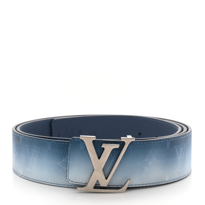 Louis Vuitton Monogram Pigment LV Initiales 40mm Reversible Belt 120 48 Belt Blue 1 of 6