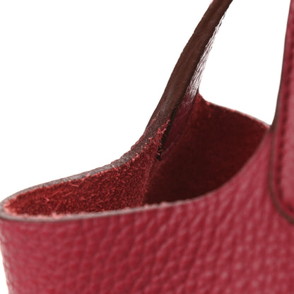 Hermes Taurillon Clemence Picotin Lock 18 PM Rubis 8 of 10