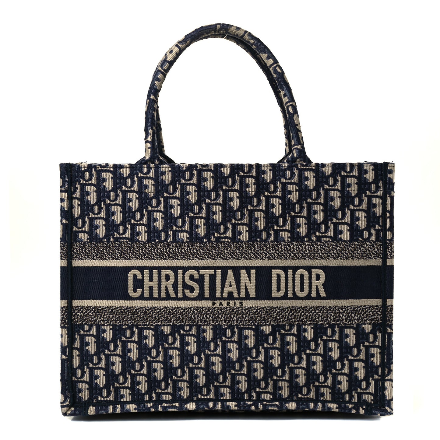 Oblique Medium Book Tote Blue Multicolor