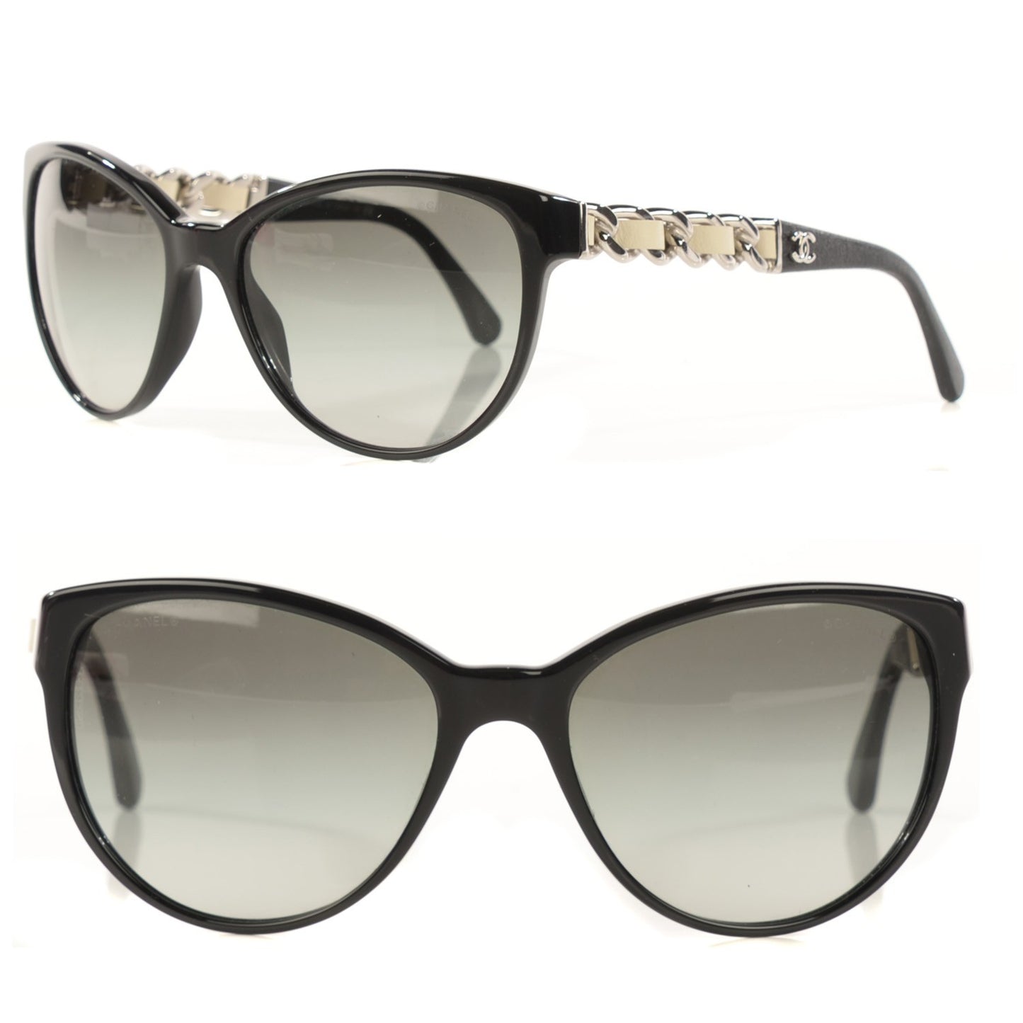 Chain Sunglasses 5215-W Black
