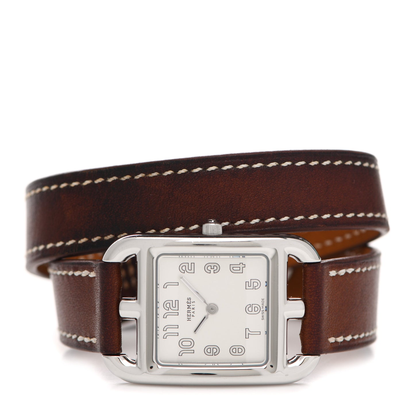 Stainless Steel Barenia 23mm Cape Cod Double Tour Quartz Watch Fauve