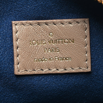 Louis Vuitton Lambskin Embossed Monogram Coussin PM Taupe 8 of 11