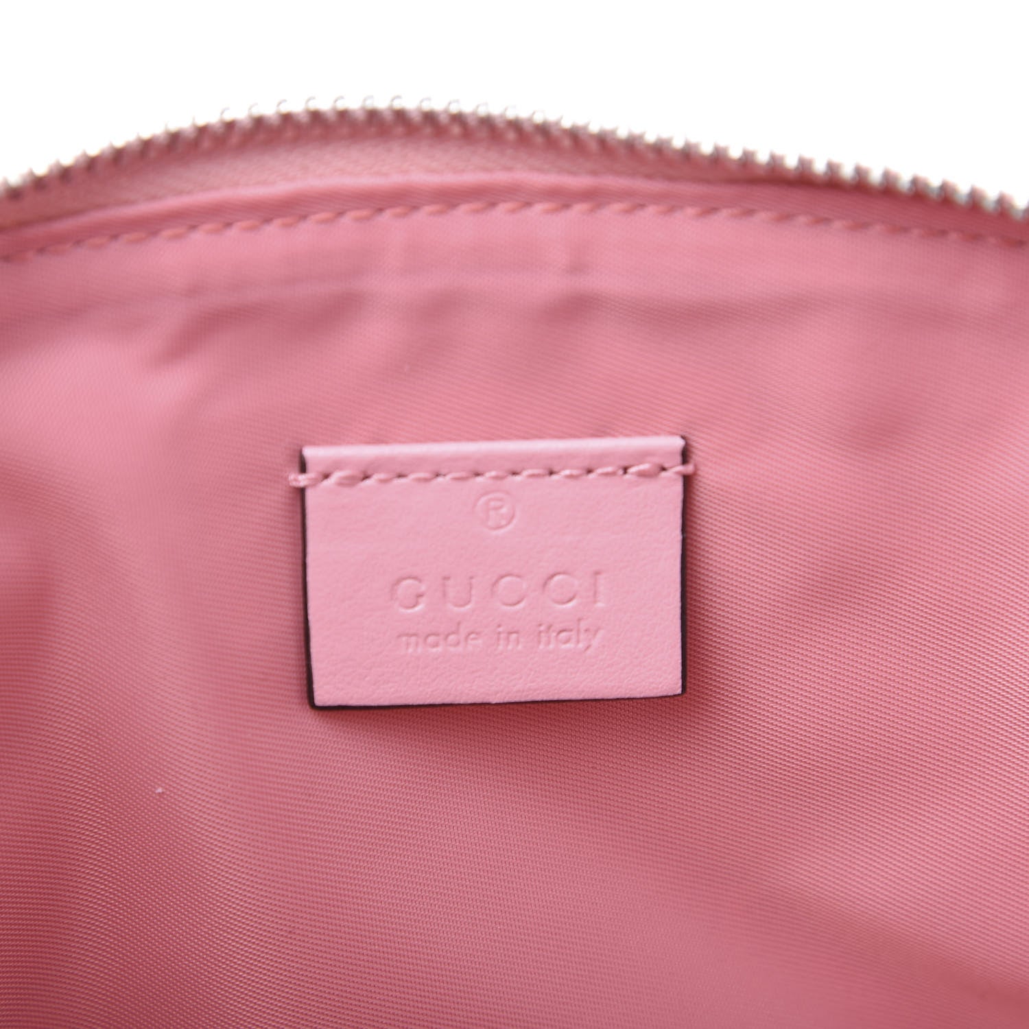Gucci Calfskin Matelasse Large GG Marmont Pouch Cosmetic Case Wild Rose 6 of 8